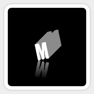 Letter M Sticker